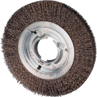 Pferd Crimped Wheel Brushes - Medium Face - Carbon Steel Wire - 10" Diameter And Larger 81140 PFE81140