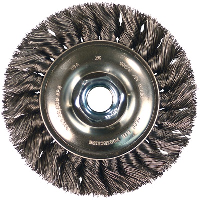 Pferd Knot Wheel Brushes - Standard Twist - Stainless Steel Wire 82283 PFE82283