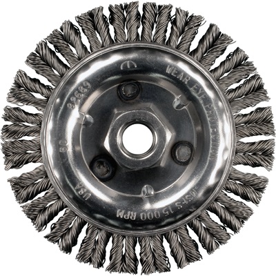 Pferd Knot Wheel Brushes - Stringer Bead Twist - Combitwist - Carbon Steel Wire 82391 PFE82391