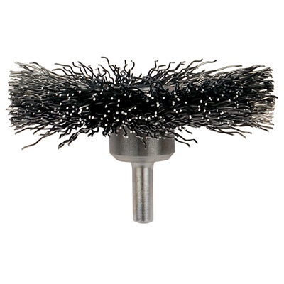 Pferd Stem Mounted Wheel Brushes - Crimped Wire - Carbon Steel Wire 82894 PFE82894