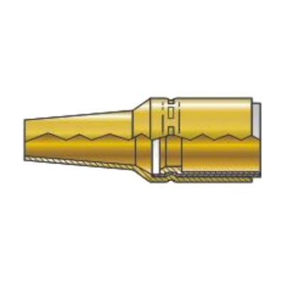 Profax Platinum Px27t38 3/8 Inch Brass Heavy-Duty Tapered Nozzle, 450 Amp PX27T38 PFXPX27T38