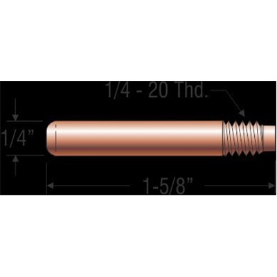 Profax Esab Px996999 0.054 Inch Contact Tip, 0.045 - 3/64 Inch Wire PX996999 PFXPX996999