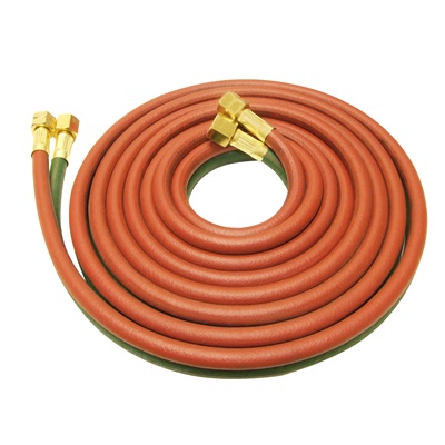 Profax Tw1425r Red/Green Grade R Twin Hose With B-B Fitting, 1/4 Inch X 25 Ft PXTW1425R PFXPXTW1425R