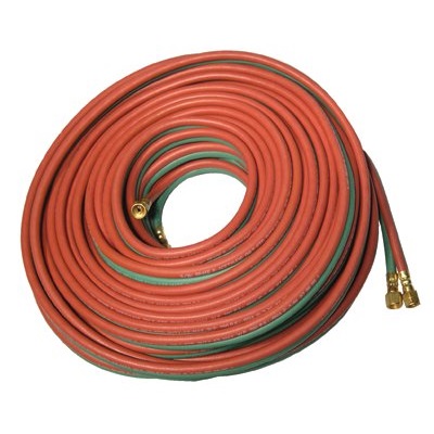 Profax Tw1425t Red/Green Grade T Twin Hose With B-B Fitting, 1/4 Inch X 25 Ft PXTW1425T PFXPXTW1425T