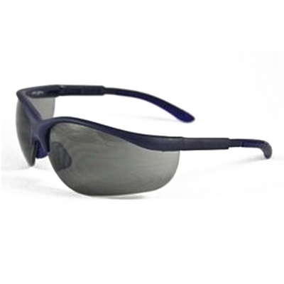 Semi-Rimless Safety Glasses With Black Frame, I/O Lens And Anti-Scratch Coating 250-21-0402 PIP250-21-0402