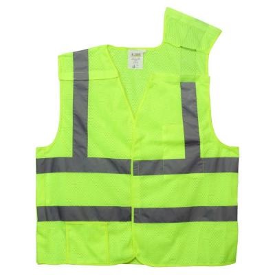 Pip 302-5Pmvlyl 5 Point Break Away Mesh Class 2 Grn Lg Vest 302-5PMVLY-L PIP3025PMVLYL