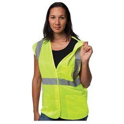 Pip 302-5Pmvlym 5 Point Break Away Mesh Class 2 Grn Md Vest 302-5PMVLY-M PIP3025PMVLYM