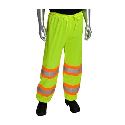 Pip 319-Mtply Two Tone Mesh Pant Lime Class E Sz 2X/3X 319-MTPLY-2X/3X PIP319MTP-2X/3X