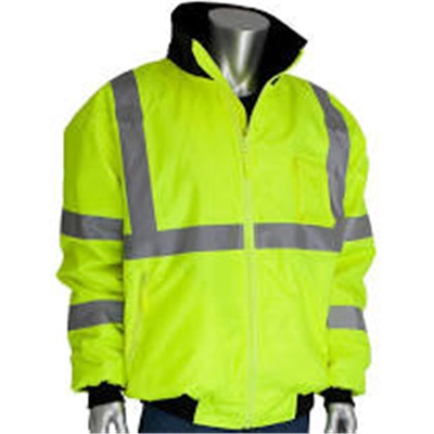 Pip333-1762/2X Hi-Viz Yellow Jacket W/Zip Out Liner   PIP333-1762/2X