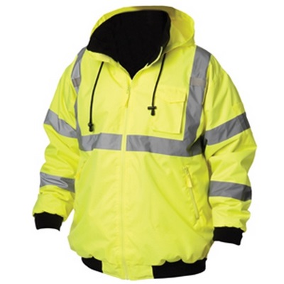 Pip333-1762/L Hi-Viz Yellow Jacket W/Zip Out Liner � PIP333-1762/L