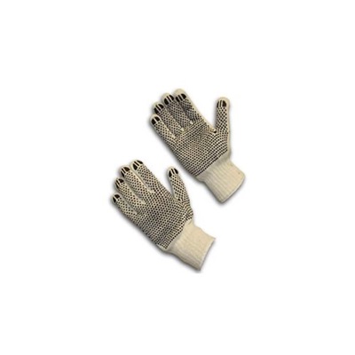 Seamless Knit Cotton / Polyester Glove With Double-Sided Pvc Dot Grip - Regular Weight 36-110PDD/S PIP36-110PDD/S