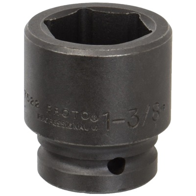 Proto 3/4&quot; Drive 6 Pt 1-3/8&quot; Impact Socket J07522 PRTJ07522