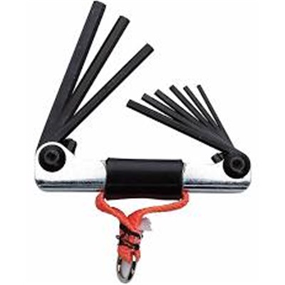 Proto 9 Piece Folding Hex Key Set 5/64" - 1/4"   PRTJ4993