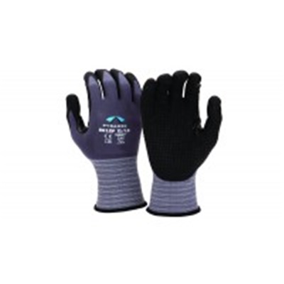 Micro-Foam Nitrile Gloves With Dotted Palms (Gl601 Series) Large GL601DPL PYRGL601DPL