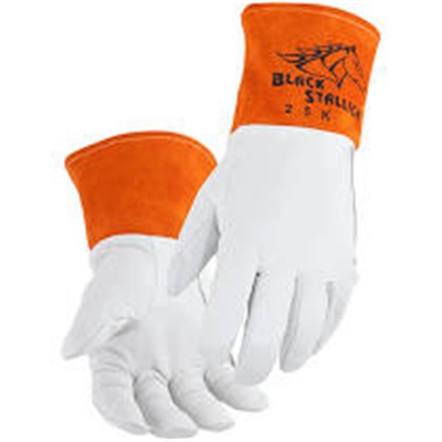 Revco Grain Kidskin -- Long Cuff Tig Welding Gloves 25KM REV25KM