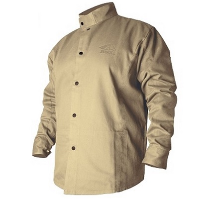Revco Bsx Welder's Khaki Fr Welding Jacket BXTN9C-XL REVBXTN9C-XL
