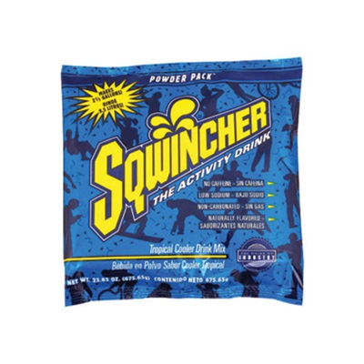 Sqwincher Tropical Cooler 2-1/2 Gallon Powder Mix (16Pks/Cs) Per Case) 016049-TC SQW016029-TC