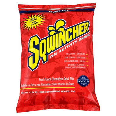 Sqwincher 5 Gallon Powder Fruit Punch 16 Packs Per Case In Case Quantities Only** SQW016405-FP SQW016405-FP