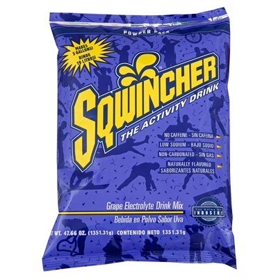 Sqwincher 5Gal. Powder Drink Mix Grape (16Pks/Case) SQW016406-GR SQW016406-GR