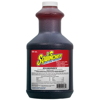 Sqwincher 030321 64Oz Cherry Liquid Concentrate (6/Cs) 030321-CH SQW030321-CH