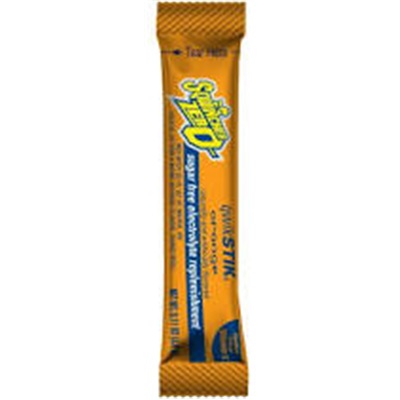 Sqwincher Quik Stik Zero Powder Stick, Orange (50/Bag, 10Bag/Cs) � SQW159060100-OR