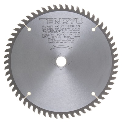 Tenru 7 1/4" Blade, 14Tpi 5/8 Arbor, Aluminum TENTA18514AL TENTA18514AL