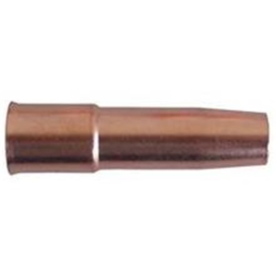 Tweco Weldskill 1240-1555 1/2 Inch Copper Alloy 24A-Series Recessed To Protruding Tip Slip-On Nozzle, 450 Amp 12401555 TWE1240-1555