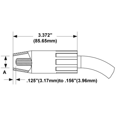 Tweco Professional 1260-1130 0.750 Inch 122 Dhp Copper Alloy 26I Series Nozzle, 600 Amp 12601130 TWE1260-1130