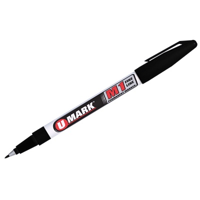 Umark10581 M1 Black Fine Point Marker 10581 UMK10581