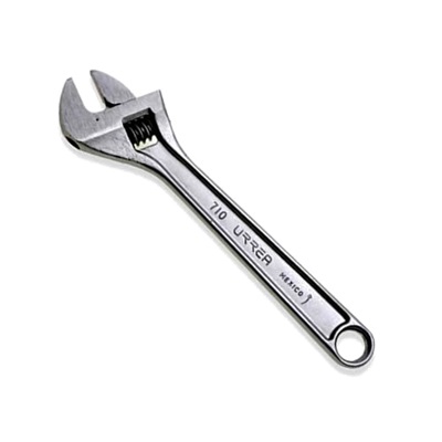 Urrea 708 8" Chrome Adjustable Wrench (180005051) URR708 URR708