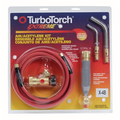Victor Turbotorch X-4B Extreme Torch Kit, Air Acetylene, B Tank 0386-0336 VIC0386-0336