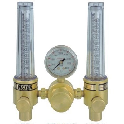 Victor Professional Dual Flow Meter Dfm 150, Light Duty, 50/50 Scfh, Ar/He, 580 0781-1153 VIC0781-1153