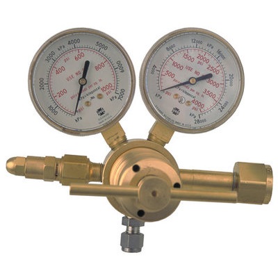 Victor Professional High Pressure Sr 4, High Capacity, J (3000 Psig), Oxygen, 540, 1/4&#39; Stainless Tube Fitting 0781-1445 VIC0781-1445