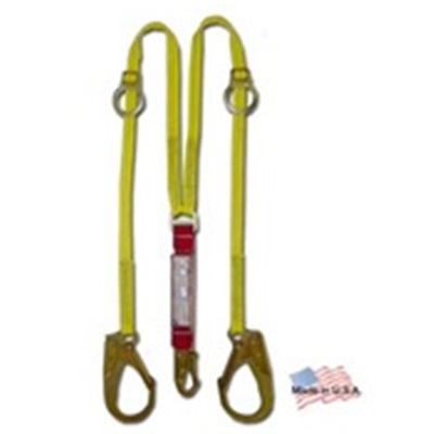 Web Device 200-4Ss/Lsd-2.25-3.6 Dbl Lanyard W/ Rebar (L121622) Hooks Each End Gate Rated 3600# WEB200-4SS/LSD WEB200-4SS/LSD