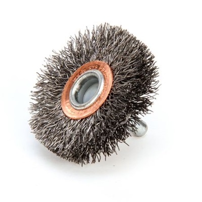 Weiler 2" Crimped Wire Wheel, .0118, 1/4" Stem Wei17610 (Mlb20418) 804-17610 WEI17610