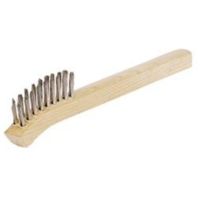 Weiler 95013 Wood Small Hand Scratch Brush, Stainless Steel Wire Filament, 5/8 Inch Trim, 2 X 9, 8-3/4 X 1/2 Inch Block 804-95013 WEI95013