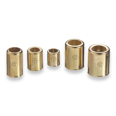 Western 624 Brass Hose Ferrule, 0.5 Inch I.D. X 1/2 Inch L 624 WES624