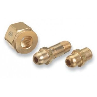 Western 66 Brass Oxygen Regulator Nipple, 1/4 Inch Male Npt, 2-1/2 Inch L 66 WES66