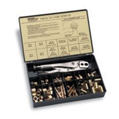 Western Ck-24 Hose Repair Kit With C-5 Hand Grip Crimping Tool For 3/16 And 1/4 Inch Id Hose CK-24 WESCK-24