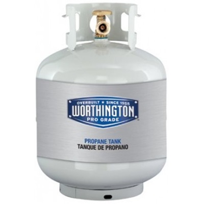 Worthington A200145wc1 Steel Propane Cylinder, 20 Lb Capacity   WORA200145WC1