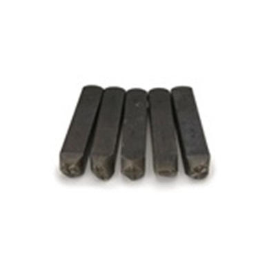 Young Bros 06095 1/4" (7) Round Face Steel Stamp   YOU060957