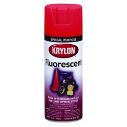 KRYK03105 - Krylon+K03105+11+oz+Aerosol+Can+Fluorescent+Paint%2c+Gloss+Fluorescent+Cerise