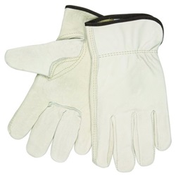 MEM3211L - Memphis+Gloves+3211+Grain+Cowhide+Leather+Drivers+Gloves%2c+Beige%2c+Large%2c+8.17+Inch+L%2c+Keystone+Thumb