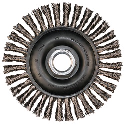 PFE82309 - PFERD+Knot+Wheel+Brushes+-+Stringer+Bead+Twist+-+Stainless+Steel+Wire